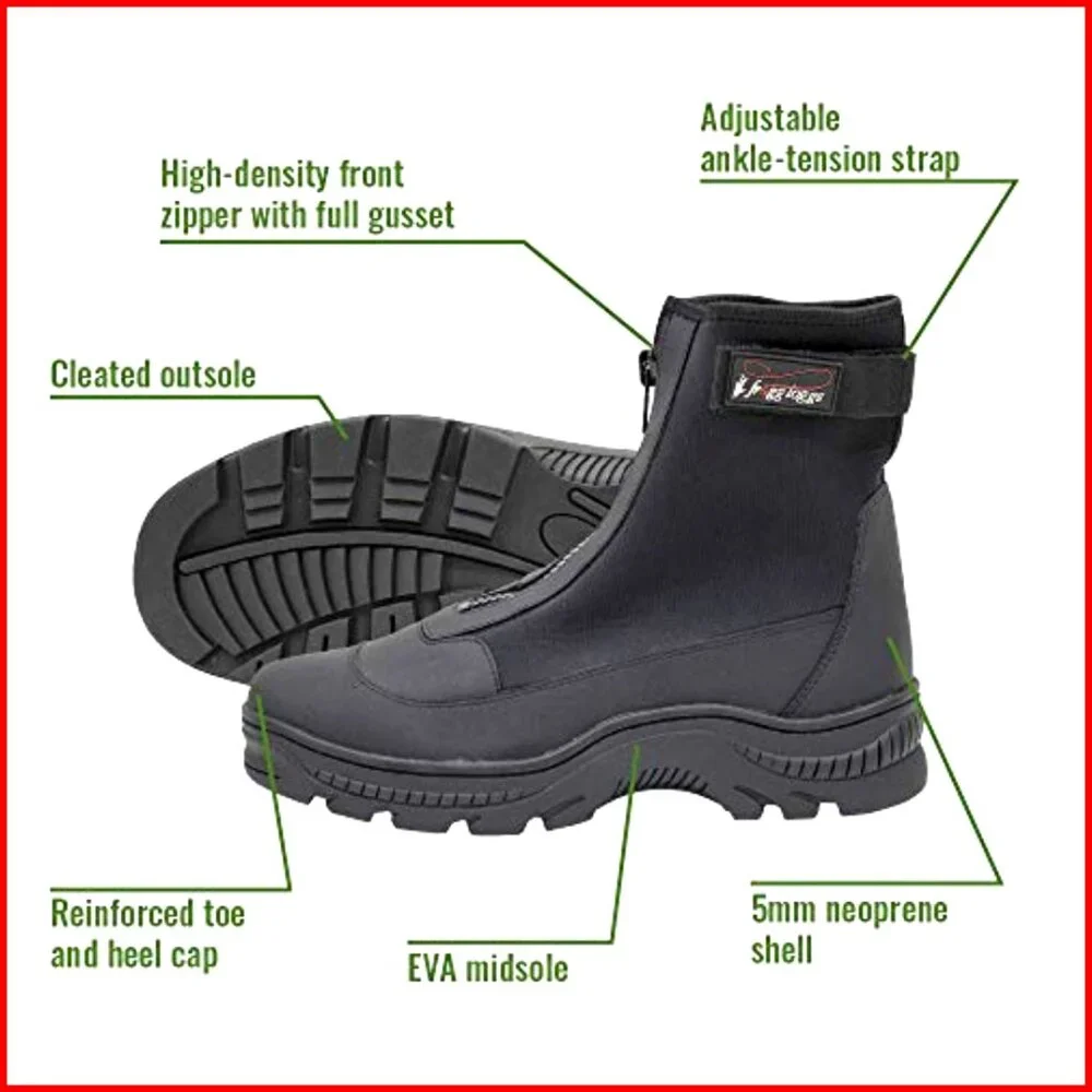 Men's Waterproof Wading Boots Neoprene Fishing Surf Sand Traction